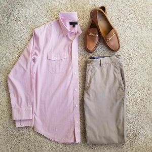NWT - Banana Republic Soft Wash Pink Casual Shirt